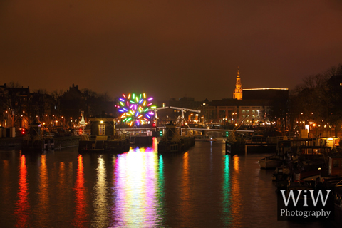 Amsterdam Light Festival 2013 Tree of Light Nacht amsterdambynight