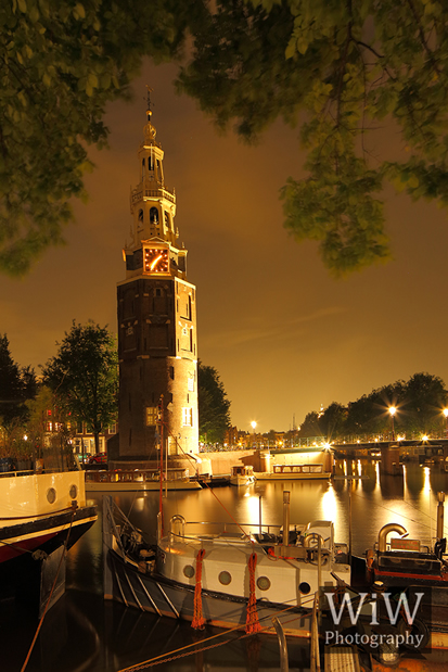 Montelbaanstoren Amsterdam Nacht amsterdambynight