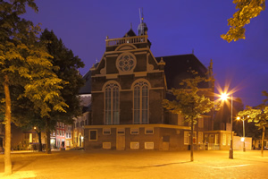 Noorderkerk Amsterdam Nacht Spotlight amsterdambynight